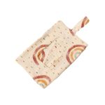 Kmgdm Baby Wipe Holder Portable Wipe Dispenser Strollers Storage Bag Container Double Layer Travel Carry Case For Diapers