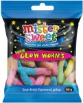 Sour Glow Worms Sour Fruit Sour Candy