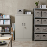 Half-height Double Door Steel Stationery Cabinet