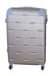 Smte Luggage 24 Inch Suitcase Gold With Keychain