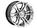 14" A-line Fear 5 114 Black Machined Face Alloy Wheels - Autostyle Motorsport South Africa
