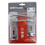 Samson Cortana 3-LEVER Lockset Silver 15CM