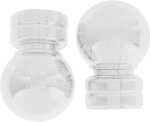 Silver Curtain Knobs 10 Cm X 2 Cm