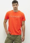 Tonal Embroidered Logo T-Shirt - Flare Orange