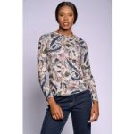 Print Melange Top