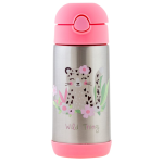 Stephen Joseph Double Wall Stainless Steel Bottle Leopard