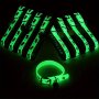 1PC Random Pattern Luminous Cat Collar Adjustable Anti-loss Cat Neck Collar Fluorescent Silicone Cat Collar Kitten Necklace