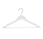 Pack Of 4 Wooden Hangers - White