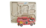 3D Fire Engine Small 7PIECE