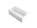 Kohler 715-0 Villager 60" X 30-1 4" Alcove Cast Iron Bathtub With Left-hand Drain And Integral Apron Safeguard Slip-resistant Su