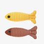 2 Piece Catnip Toy Fish - Teeth Cleaning Chew Toys