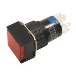 Push Button On off Red 16MM