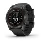 Garmin Fenix 7X Pro Sapphire Solar - Carbon Grey Dlc Titanium With Black Band