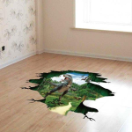 4AKID 3D-WALL-OR-FLOOR-STICKERS-TYRANNOSAURUS-REX
