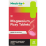 Berry Flavoured Magnesium Fizzy 20 Tablets