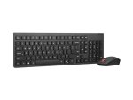Lenovo Essential Wireless Combo Keyboard & Mouse GEN2 Black Reliable 2.4GHZ Wireless Connection With Multiple Pairing Protocol B