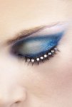 Black White Rhinestone Eyelashes