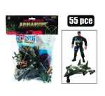 Boys Playset Figurine Combat Set 55PC Marketplace Brits Bros
