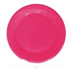 Cerise Paper Plates Large Pack Of 20