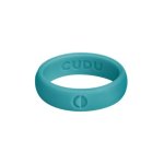 Teal Slim Silicone Ring