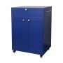 Fine Living Luxline Rolling Island Side Table With Wheels