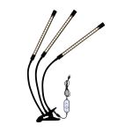 3 Heads LED Grow Light Full Spectrum 5 Brightness Timer