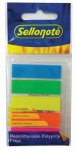 Sello-flag Polypropylene Flags 12X44MM 5 Neon Colours 25 Sheets BOX-30