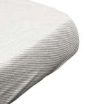 Grey Pinstripe Moses Basket Fitted Sheet - Moses Basket