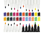 Fabric Markers Iron On Permanent 24 Piece Set - Stitch And Go