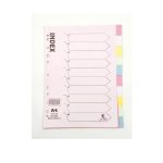 A4 Board Divider 10TAB Pastel Dafrique
