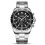 Megir 2064 Chronograph Watch - Black