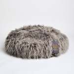 Flokati Dog Bed - Small Flokati Dark Grey