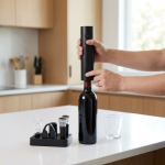 Electric Wine Opener Set With Bottle Accessories