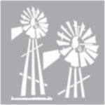 Stencil Windpomp