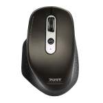 TechTrek Port Connect Executive Mouse Rechargeable Bluetooth Dual Mode 3200 DPI