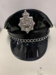 Police Hat With Chain