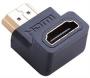 Ugreen Version 2 HDMI Male To Female 90 Degree Down Angle Adapter Colour Black Retail Box Limited 1 Year Warranty   Product Overview Tight