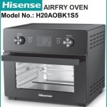 Hisense H20AOBK1S5 Air Fry Toaster 20L Capacity: 20L Power: 1800W