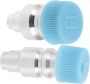 2PIECE High And Low Pressure Vehicle Adapter Fittings Quick Connect Coupler