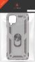 Shockproof Armor Stand Case For Samsung Galaxy A12 Silver
