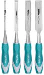 4 Piece Industrial Wood Chisel Set