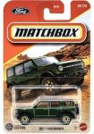 Matchbox 2021 Ford Bronco 30 125 Green 1:64 Scale Diecast Toy Vehicle