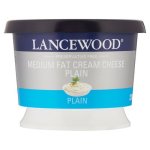 Lancewood Medium Fat Plain Cream Cheese 230G