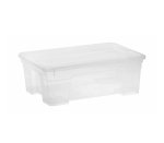 11L Clear Storage Box With Clear Lid