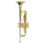 Rhythm YWTR-01 Bb Trumpet Gold Lacquer Finish Smooth Cupronickel Valves Case & Mouthpiece