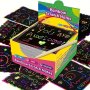 100PCS Magic Scratching Craft Kit-rainbow Scratching Cardboard Supply For Kids-perfect Diy Party Event Birthday Christmas