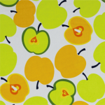 Bright Apples Canvas Novelty Fabric 140CM