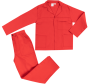 Inyathi Gold Range Pure Cotton Conti Suit - Red - Eu 34