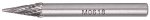 Craft Rotary Burr Tungsten 6X18X6MM Conical Straight