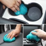 Magic Cleaning Gel For Car Detailing - Keyboard Cleaner Putty - Dust Removal Slime - Universal Car Interior Mud - Jelly Glue Mat